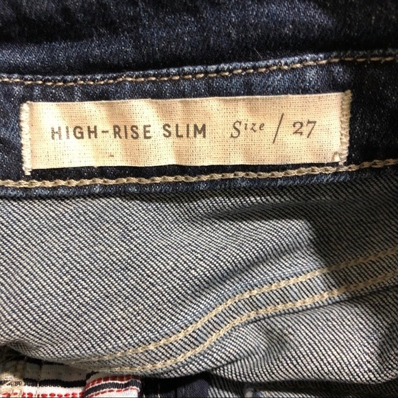 Pilcro and The Letterpress Women’s Ultra High Rise Button Fly Slim Jeans Size 29 - Picture 8 of 11